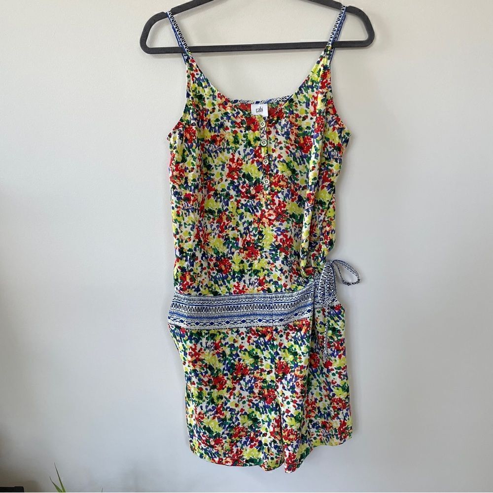 CAbi Yacht Cruise Fiesta Multicolor Sleeveless Romper M‎ - Picture 15 of 16